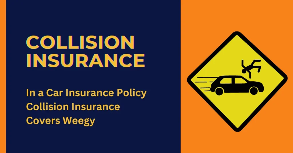 in a car insurance policy collision insurance covers weegy